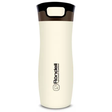 Термокружка для напитков Rondell Latte RDS-496 0.4л. бежевый картонная коробка