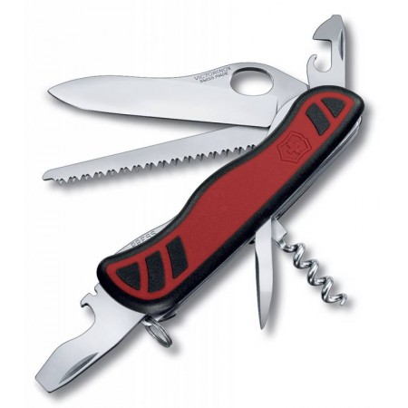 Нож перочинный Victorinox Forester M Grip (0.8361.MC) 111мм 12функц. красный/черный карт.коробка