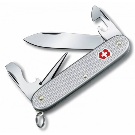 Нож перочинный Victorinox Pioneer Alox (0.8201.26) 93мм 8функц. серебристый карт.коробка