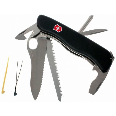 Нож перочинный Victorinox Trailmaster One Hand Wavy Edge (0.8463.MW3) 111мм 12функц. черный карт.коробка