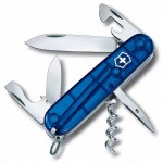 Нож перочинный Victorinox Spartan (1.3603.T2) 91мм 12функц. синий полупрозрачный карт.коробка