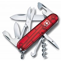 Нож перочинный Victorinox Climber (1.3703.T) 91мм 14функц. красный полупрозрачный карт.коробка