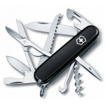 Нож перочинный Victorinox Huntsman (1.3713.3) 91мм 15функц. черный карт.коробка