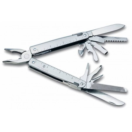 Мультитул Victorinox SwissTool (3.0323.L) 115мм 28функц. чехол кожаный серебристый карт.коробка