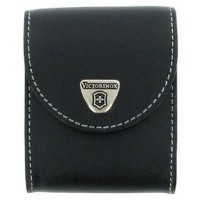 Чехол Victorinox 4.0521.XAVT нат.кожа петля черный с застежкой на кнопке/крепление на ремень