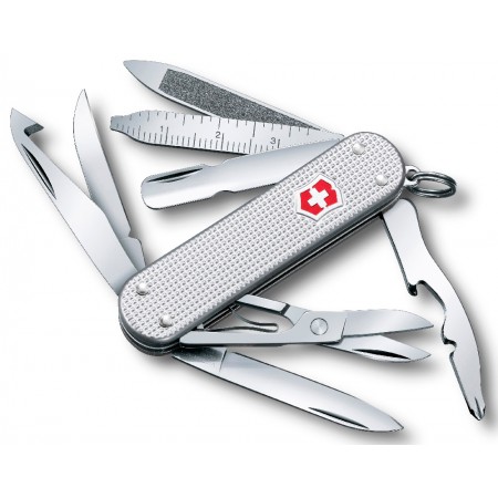 Нож перочинный Victorinox MiniChamp Alox (0.6381.26) 58мм 14функц. серебристый