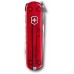 Нож перочинный Victorinox Nail Clip (0.6463.T) 65мм 8функц. красный полупрозрачный