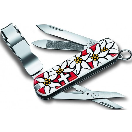 Нож перочинный Victorinox Nail Clip 580 (0.6463.840) 65мм 8функц. белый подар.коробка