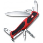 Нож перочинный Victorinox RangerGrip 61 (0.9553.MC) 130мм 11функц. красный/черный карт.коробка