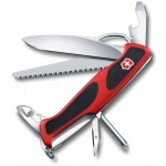 Нож перочинный Victorinox RangerGrip 78 (0.9663.MC) 130мм 12функц. красный/черный карт.коробка
