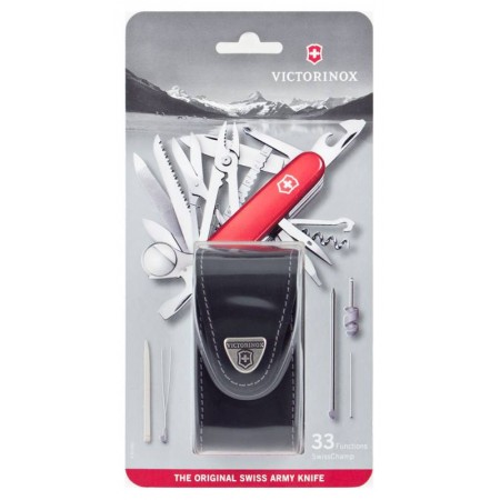 Нож перочинный Victorinox SwissChamp (1.6795.LB1) 91мм 33функц. красный блистер