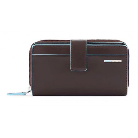 Кошелек женский Piquadro Blue Square PD1354B2R/MO красное дерево натур.кожа