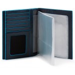 Обложка для документов Piquadro Blue Square PP5246B2R/BLU2 синий натур.кожа