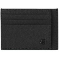 Чехол для кредитных карт Piquadro Black Square PP2762B3R/N черный натур.кожа