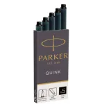 Картридж Parker Quink Z11 (CW1950382) черные чернила для ручек перьевых (5шт)