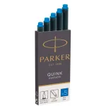 Картридж Parker Quink Z11 (CW1950383) синие чернила смывающиеся для ручек перьевых (5шт)