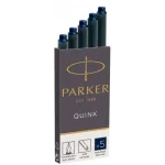 Картридж Parker Quink Z11 (CW1950385) черный/синие чернила для ручек перьевых (5шт)