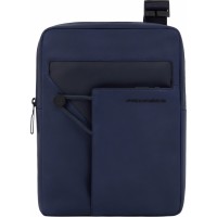 Сумка Piquadro Wollem CA1816W129/BLU синий полиэстер/натур.кожа