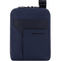 Сумка Piquadro Wollem CA3084W129/BLU синий полиэстер/натур.кожа
