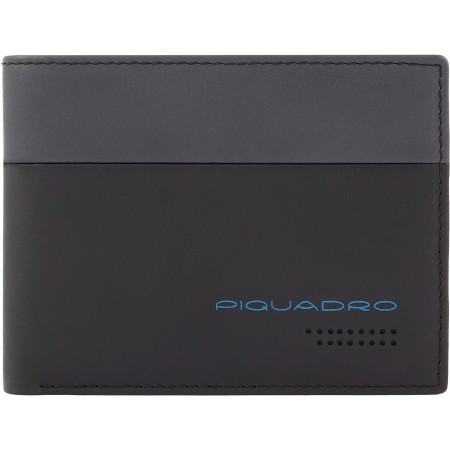 Кошелек мужской Piquadro Urban PU257UB00R/NGR черный/серый натур.кожа