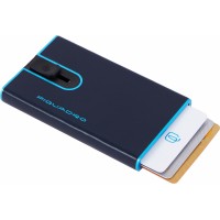 Чехол для кредитных карт Piquadro Blue Square PP4825B2BLR/BLU2 темно-синий натур.кожа