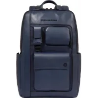 Рюкзак мужской Piquadro Liko CA6443W131/BLU темно-синий кожа/ткань