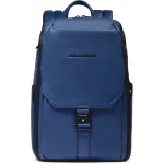 Рюкзак Piquadro Than CA6609S135/BLU синий кожа