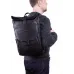 Рюкзак Piquadro Than CA6612S135/N роллтоп черный кожа