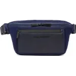 Сумка на пояс Piquadro Orion CA2174S136/BLU синий ткань/натур.кожа