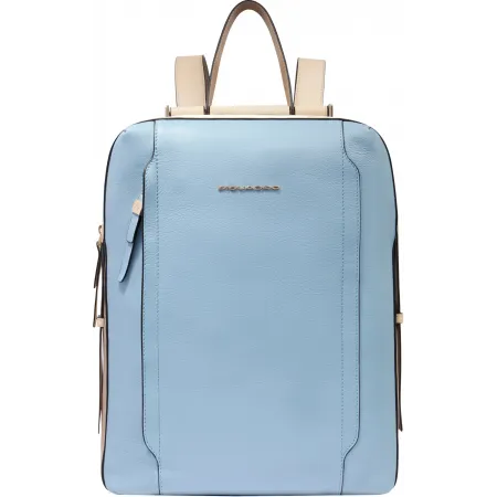 Рюкзак женский Piquadro Circle CA4576W92/AZBE2 бежевый/голубой кожа