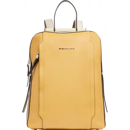 Рюкзак женский Piquadro Circle CA4576W92/GBE желтый/бежевый кожа