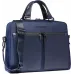 Деловая сумка Piquadro Orion CA6623S136/BLU с отделением для ноутбука синий ткань/натур.кожа