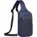 Рюкзак слинг мужской Piquadro Orion CA6625S136/BLU синий ткань/натур.кожа
