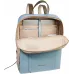 Рюкзак женский Piquadro Circle CA6216W92/AZBE2 голубой/бежевый кожа
