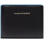 Кошелек женский Piquadro Blue Square PD6660B2R/N черный натур.кожа