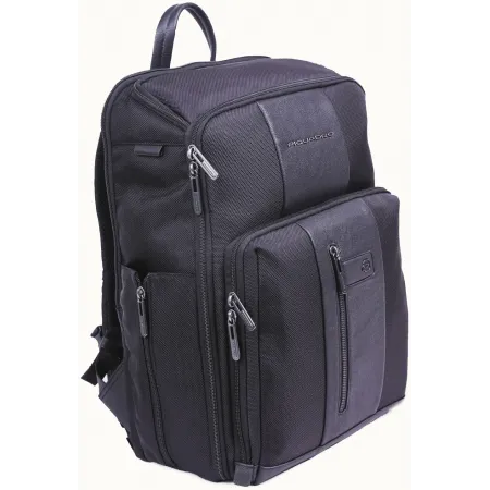 Рюкзак Piquadro Brief2 CA6648BR2/N черный нейлон/натур.кожа