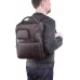 Рюкзак мужской Piquadro Wollem CA6238W129/TM темно-коричневый полиэстер/натур.кожа