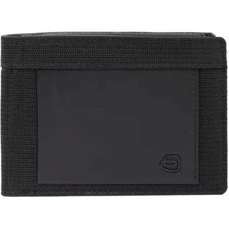 Кошелек мужской Piquadro Orion PU1392S136R/N черный ткань/натур.кожа