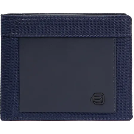 Кошелек мужской Piquadro Orion PU4188S136R/BLU синий ткань/натур.кожа