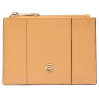 Кошелек женский Piquadro Circle PP6659W92R/GBE шафрановый/бежевый натур.кожа