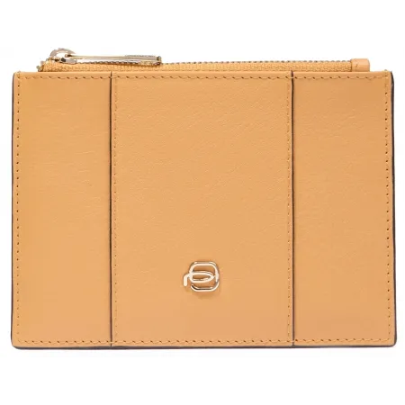 Кошелек женский Piquadro Circle PP6659W92R/GBE шафрановый/бежевый натур.кожа