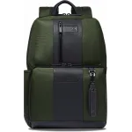 Рюкзак мужской Piquadro Brief2 CA3214BR2/VE2 хаки ткань/натур.кожа