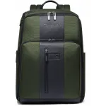 Рюкзак Piquadro Brief2 CA6648BR2/VE2 хаки ткань/натур.кожа