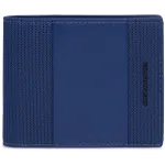 Кошелек мужской Piquadro Earth PU4518S137R/BLU синий натур.кожа/ткань