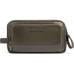 Косметичка Piquadro Philip BY6021W136/VE хаки натур.кожа