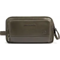 Косметичка Piquadro Philip BY6021W136/VE хаки натур.кожа