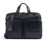 Деловая сумка мужская Piquadro Philip CA6793W136/BLU с отделением для ноутбука 15.6" синяя натур.кожа