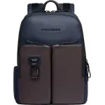 Рюкзак Piquadro Harper CA3869AP/BLUTM синий/коричневый кожа