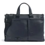 Деловая сумка мужская Piquadro Russel CA4021W137/BLU с отделением для ноутбука 15.6" синяя натур.кожа