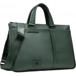 Деловая сумка мужская Piquadro Russel CA4021W137/VE с отделением для ноутбука 15.6" хаки натур.кожа